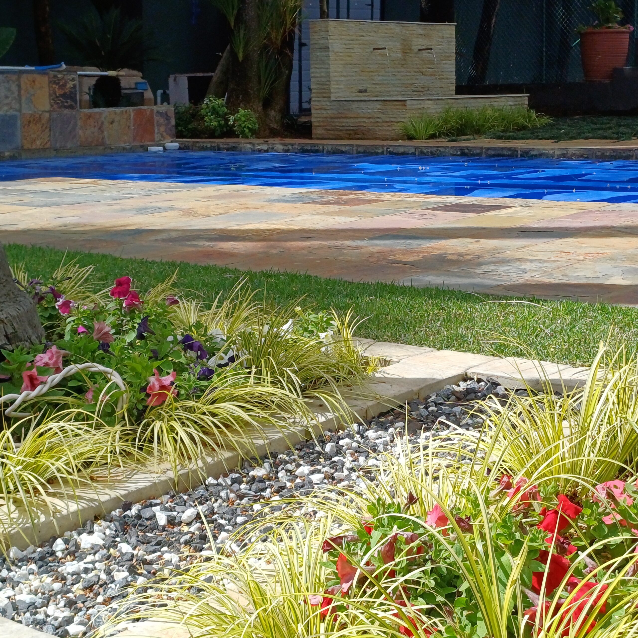 Hard landscaping